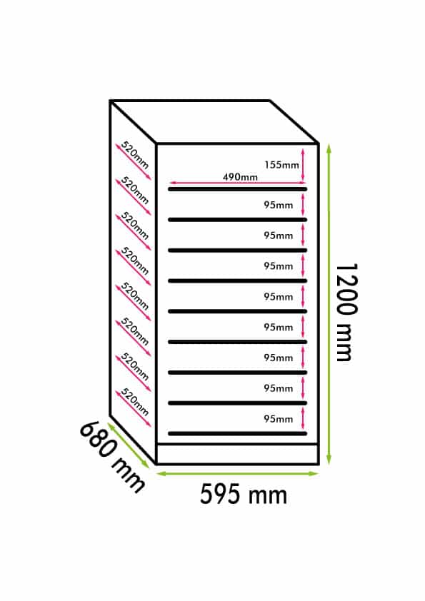 Weinkühlschrank 96 Flaschen Luxury