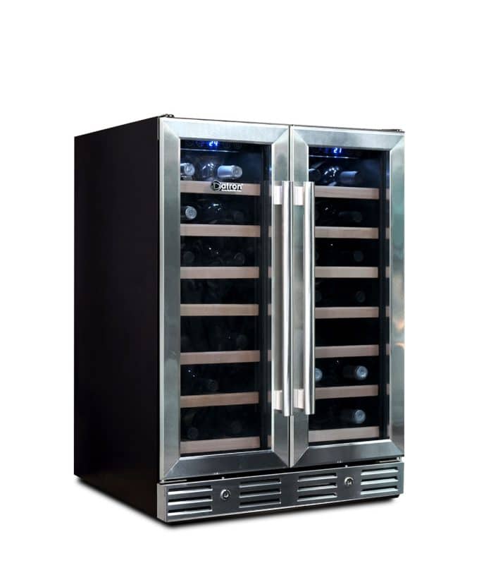 Wine Cooler 40 bottles dual zone