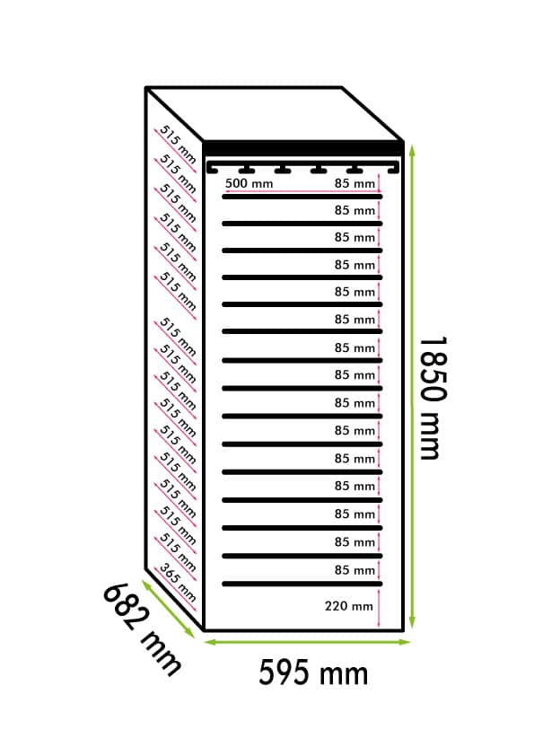 Professional air-conditioned 195 bottles Wine Refrigerator