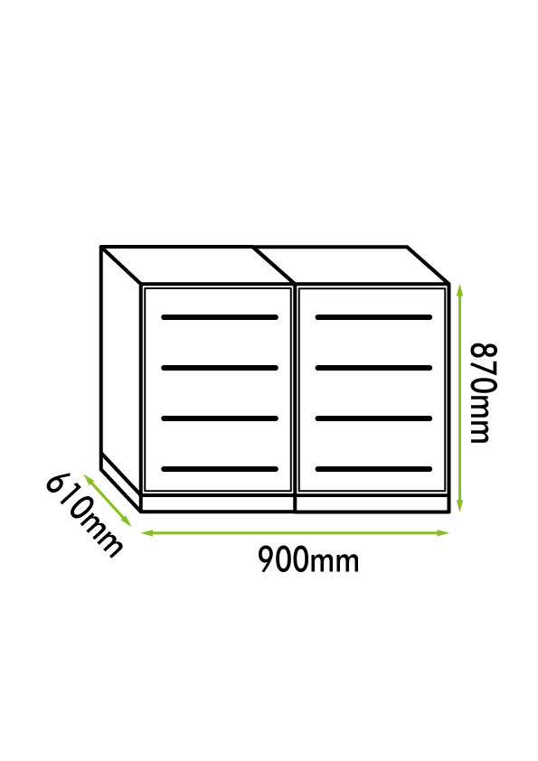 Kühl- und Gefrierschrank 155 Liter, Einbau und freistehend