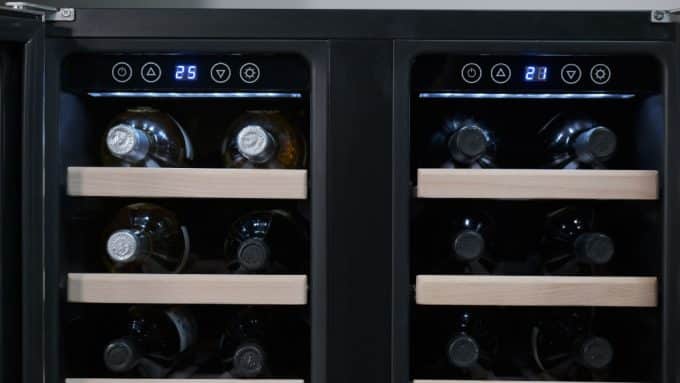 Wine Cooler 40 bottles dual zone