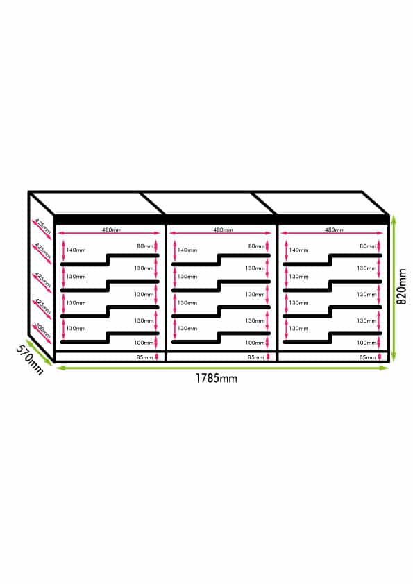 Large capacity Wine Fridges 120 bottles Luxury Show