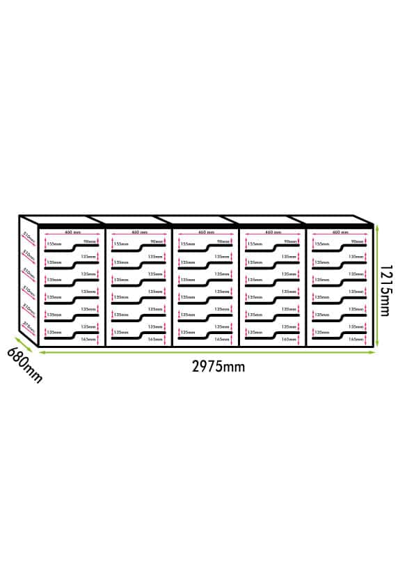 Large capacity Wine Fridges 350 bottles Luxury Show