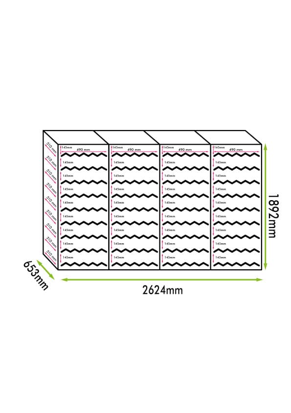 Large capacity wine fridges 324 bottles