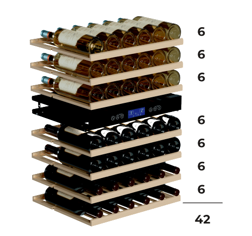 Weinkühlschrank 42 Flaschen Design